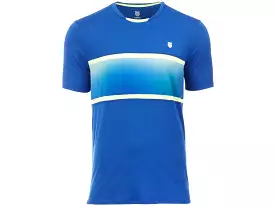 104241-487 | MENS HYPERCOURT EXPRESS CREW TEE 2 | WEB BLUE/SHARP GREEN