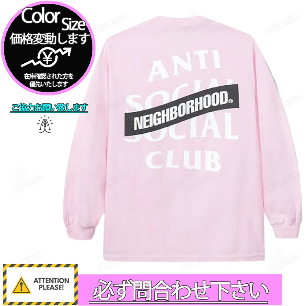 ANTI SOCIAL SOCIAL CLUB  |Unisex Street Style Collaboration Logo T-Shirts