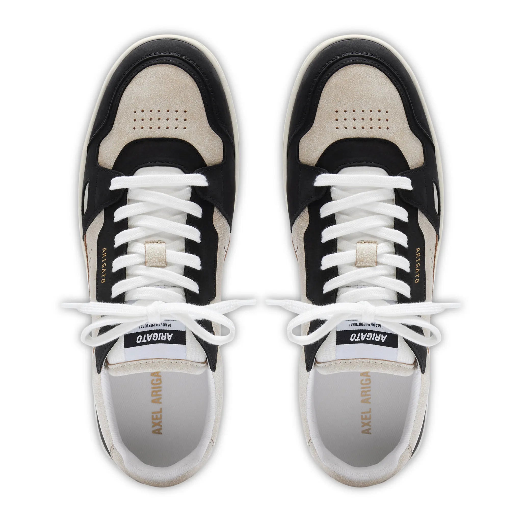 Axel Arigato Dice Low Beige Black Sneakers