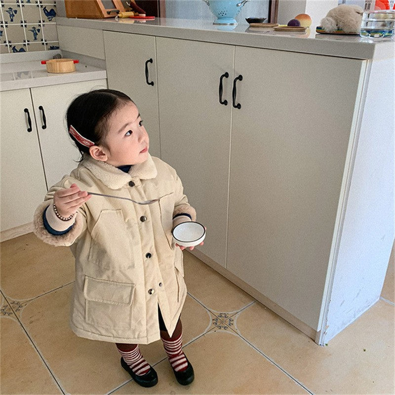 Baby Kid Girls Boys Solid Color Coats Wholesale 231130177