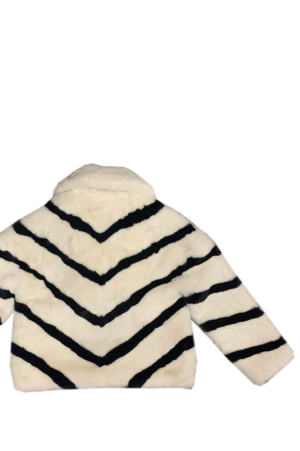 BK Zebra Faux Coat