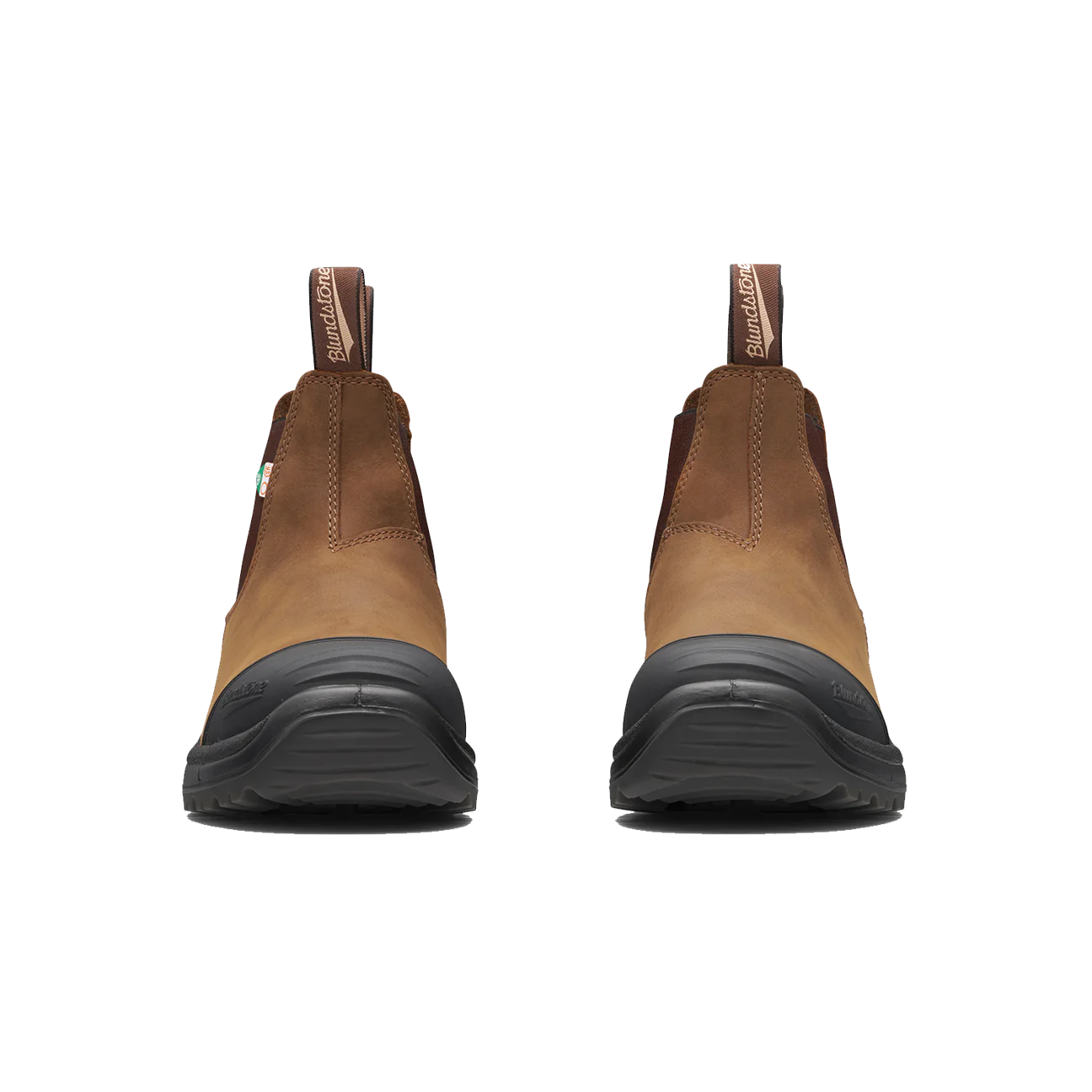 Blundstone -169  Work & Safety Boot Rubber Toe Cap Crazy Horse Brown