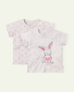 Bunny and Hearts T-Shirt Combo