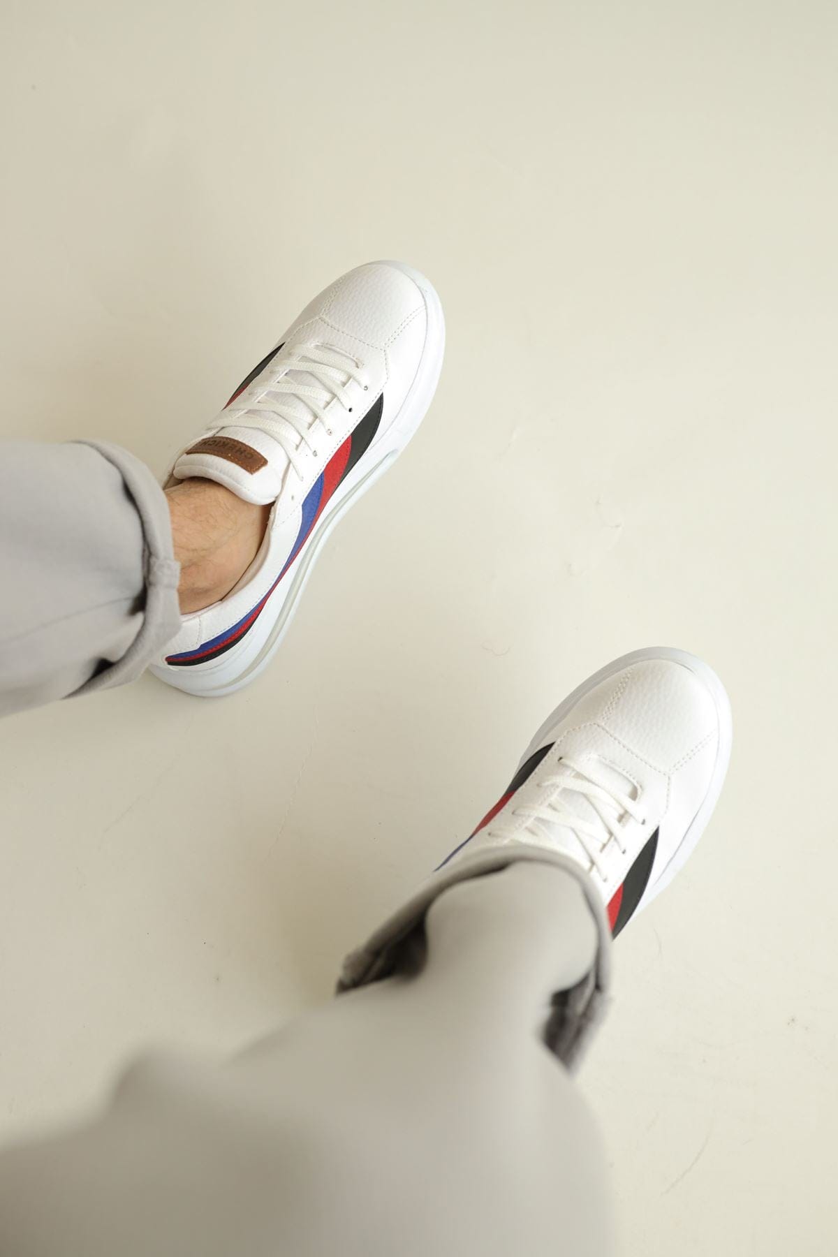 Chekich Men's White Casual Shoes ch171