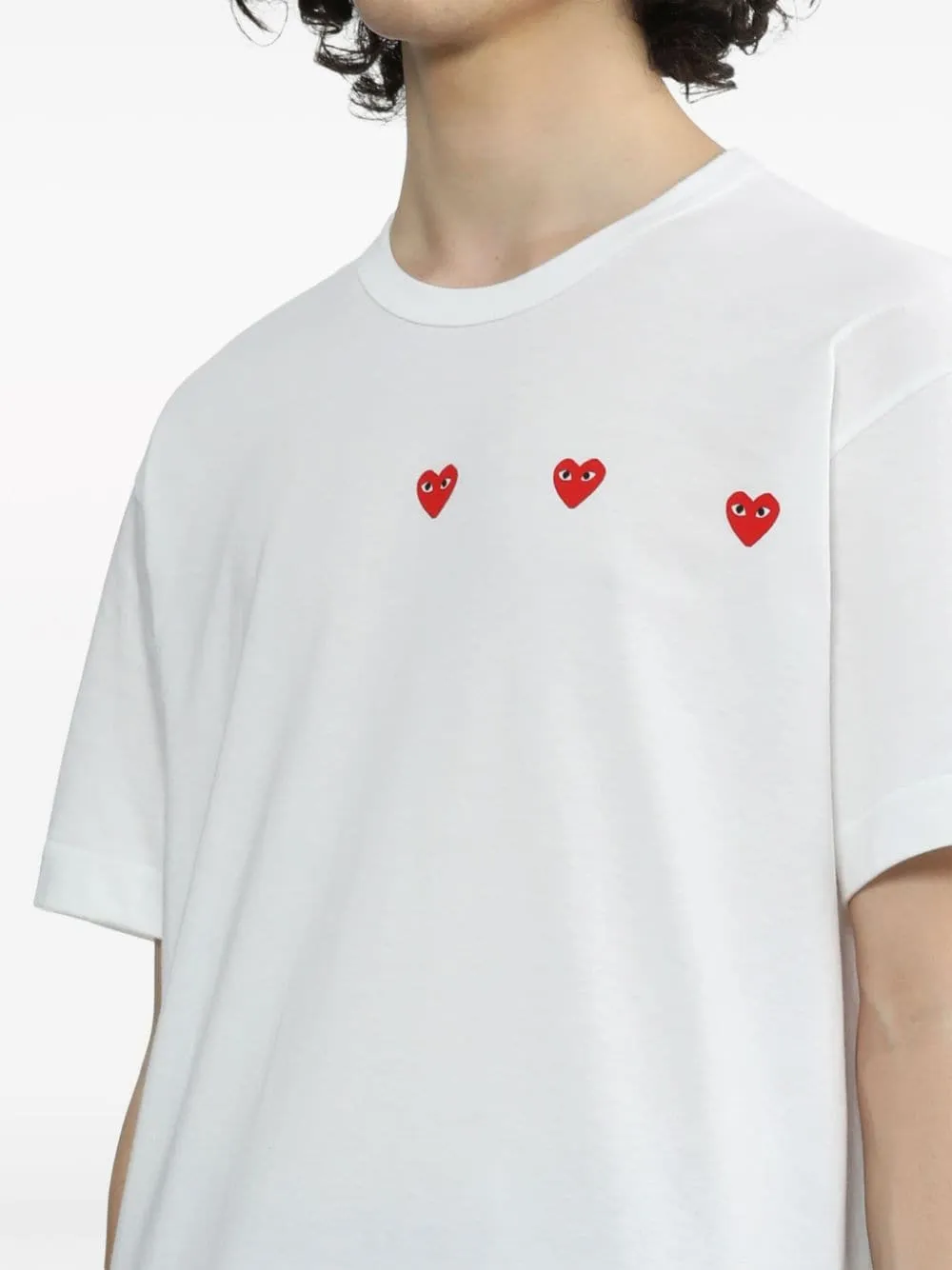 Comme Des Garcons T Shirts And Polos White