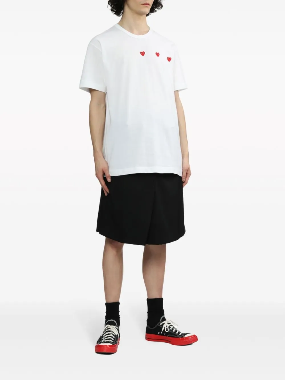 Comme Des Garcons T Shirts And Polos White