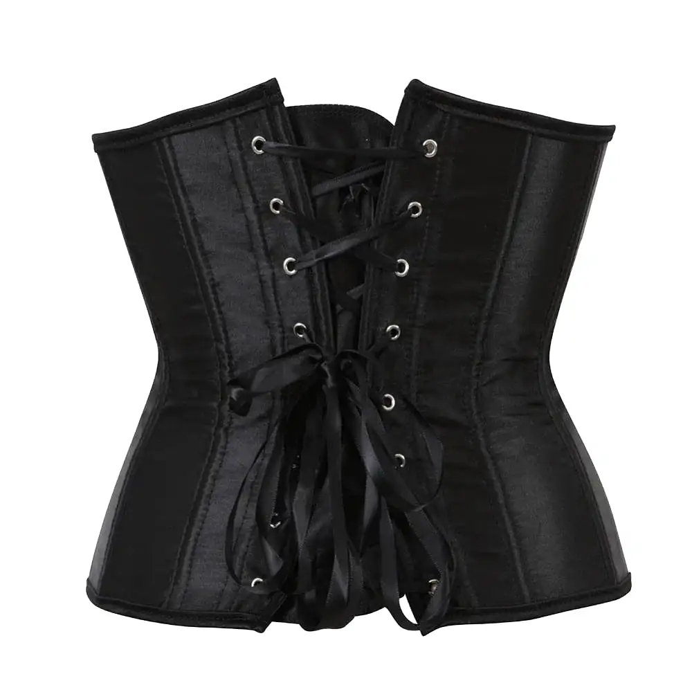 Corset Drag Satin (Black)