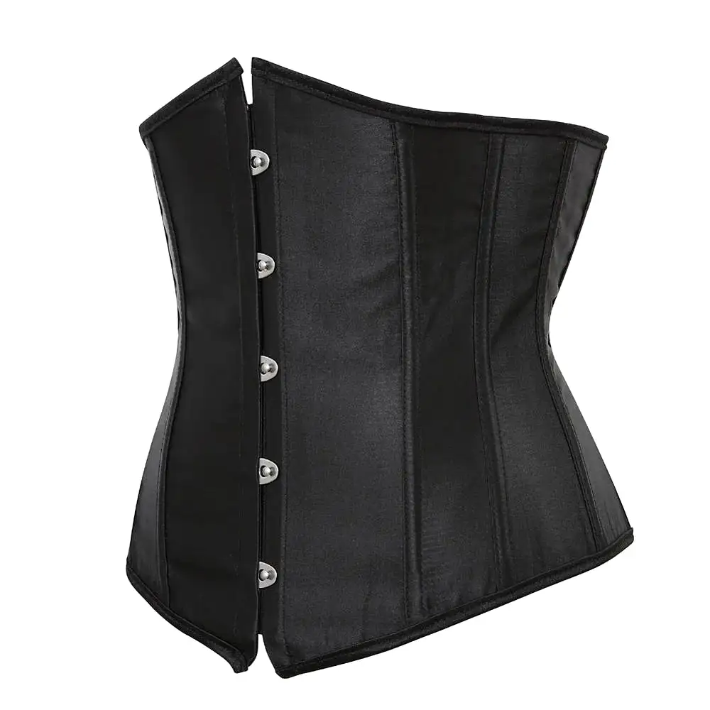 Corset Drag Satin (Black)