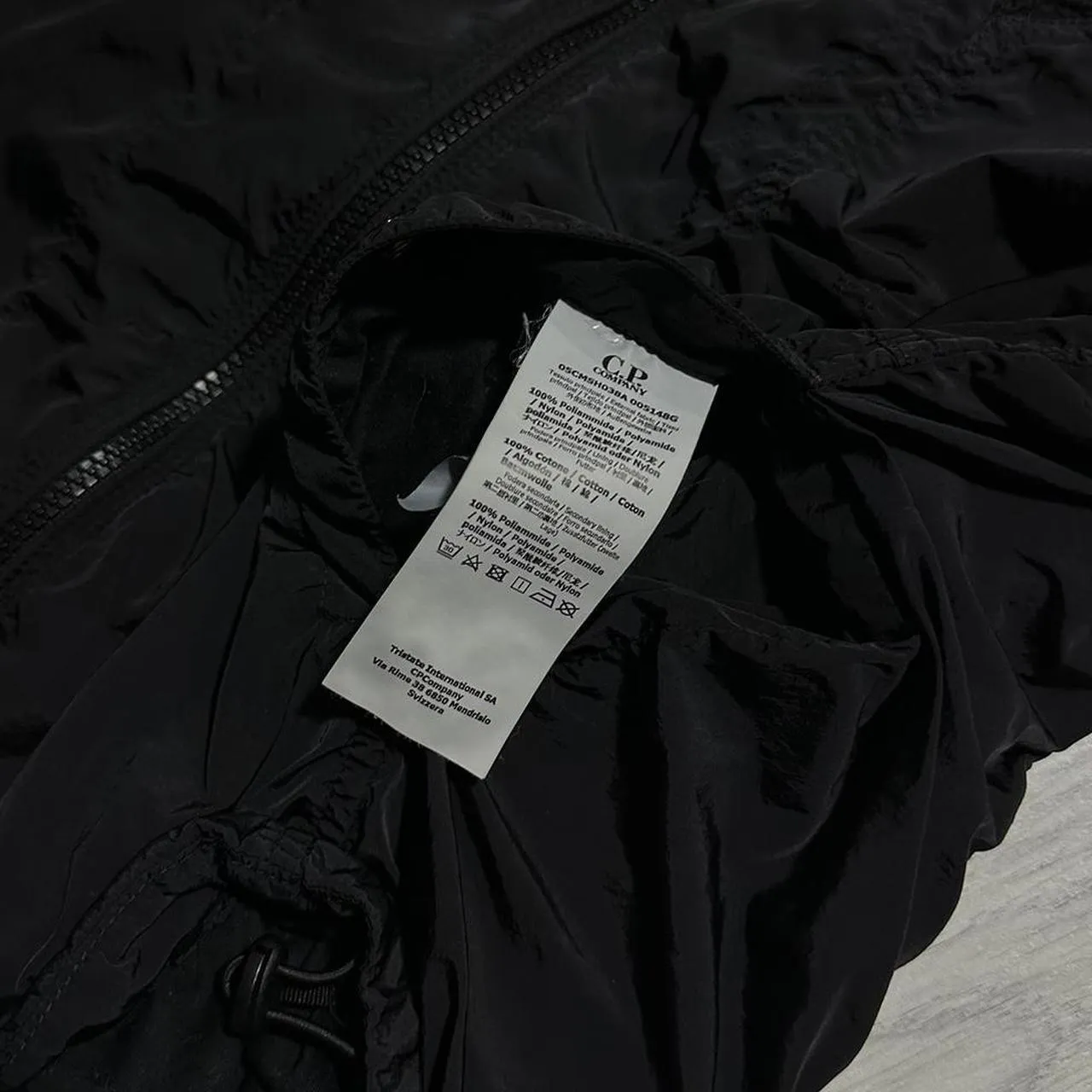 CP Company Black Nylon Overshirt