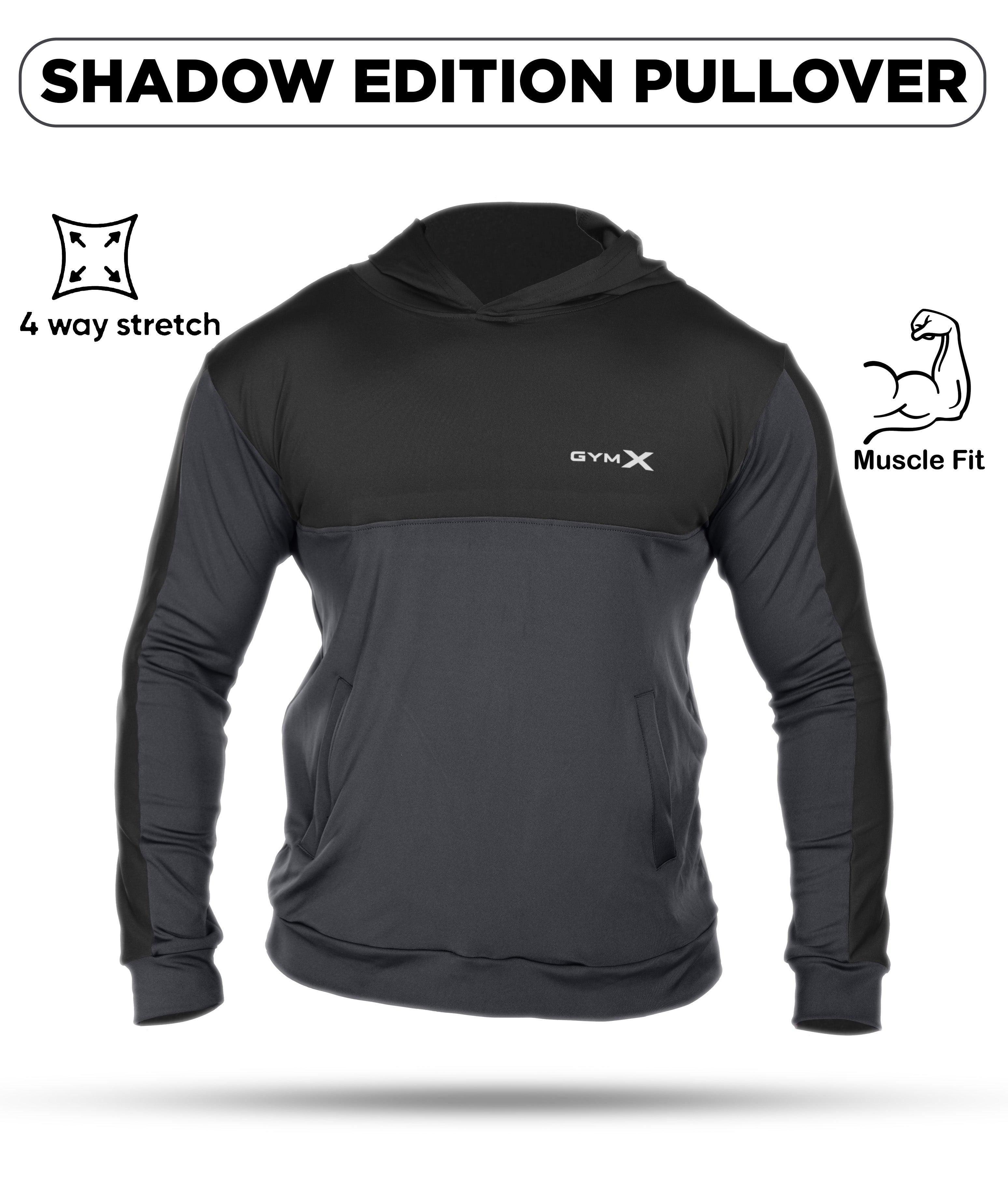 Dual Edition GymX Pullover: Shadow Grey - Sale