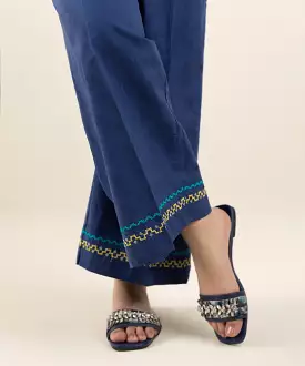 Embroidered Jacquard Culottes