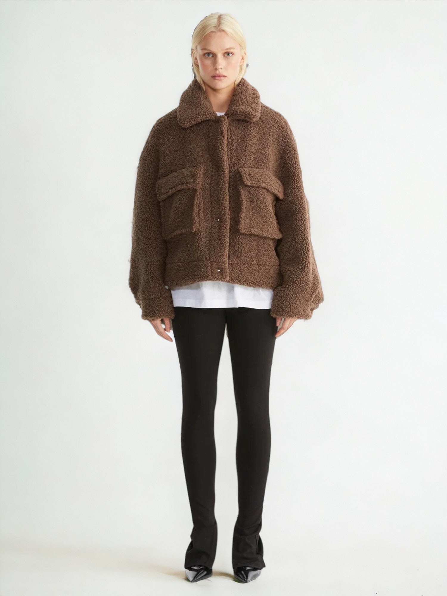 Emery Faux Fur Jacket | Cocoa