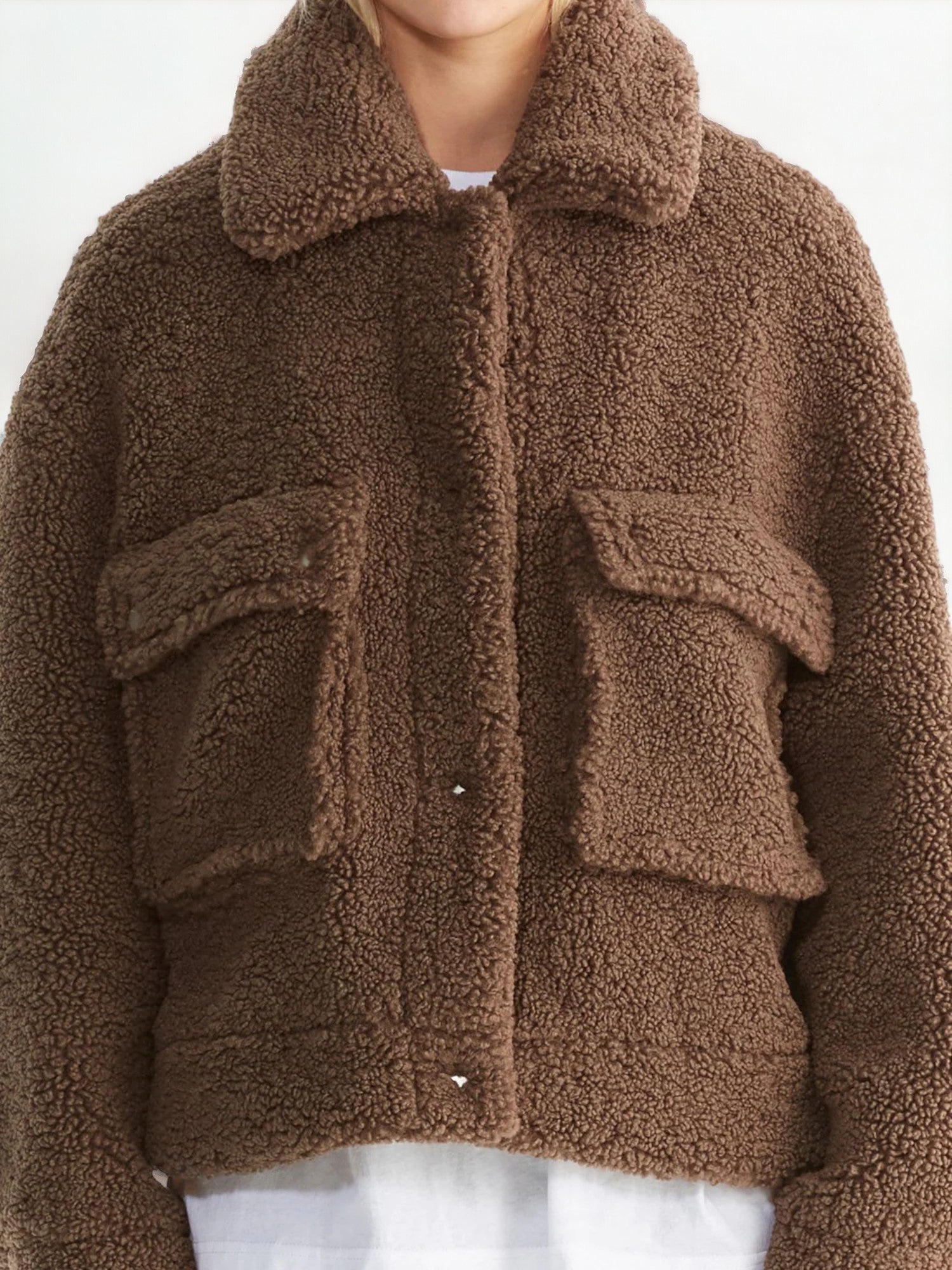 Emery Faux Fur Jacket | Cocoa