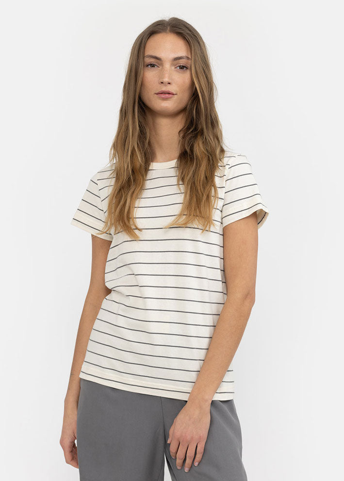 Esmé Studios Signe Striped T-shirt - Buttercream