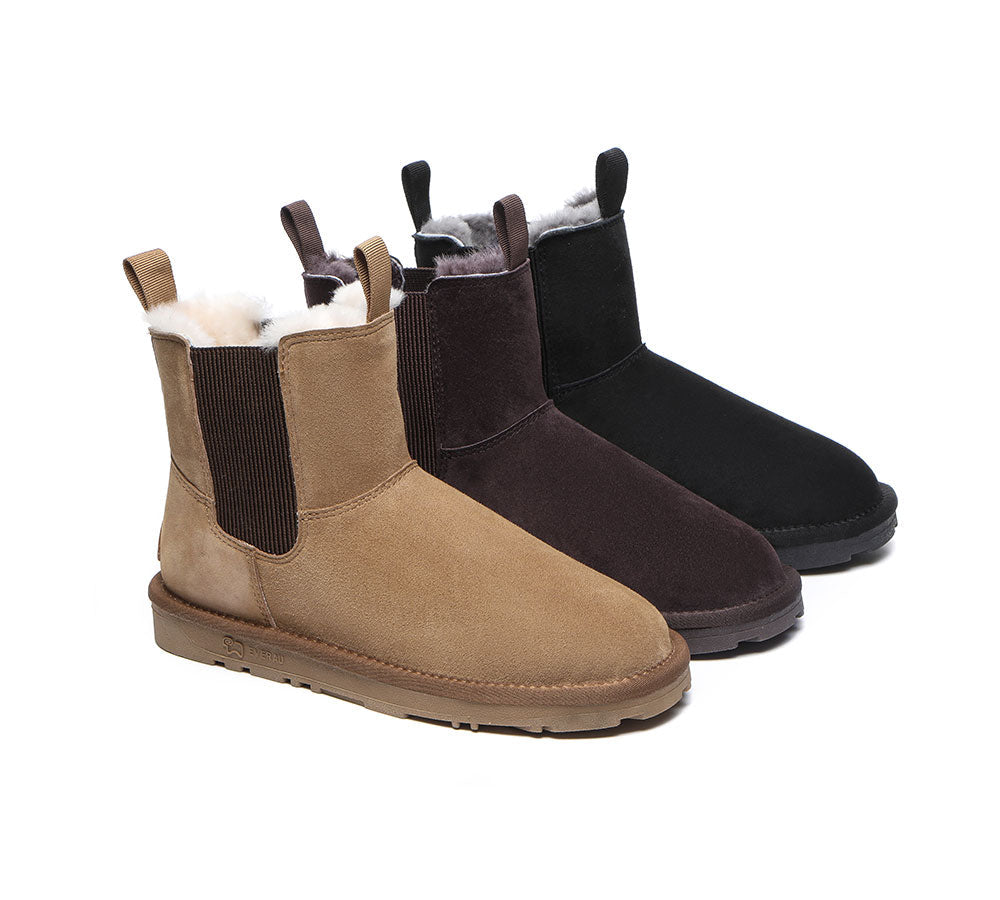 EVERAU Sheepskin Mini Boots Guildford Men