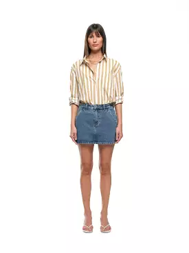 EVERYDAY SHIRT - TAN STRIPE