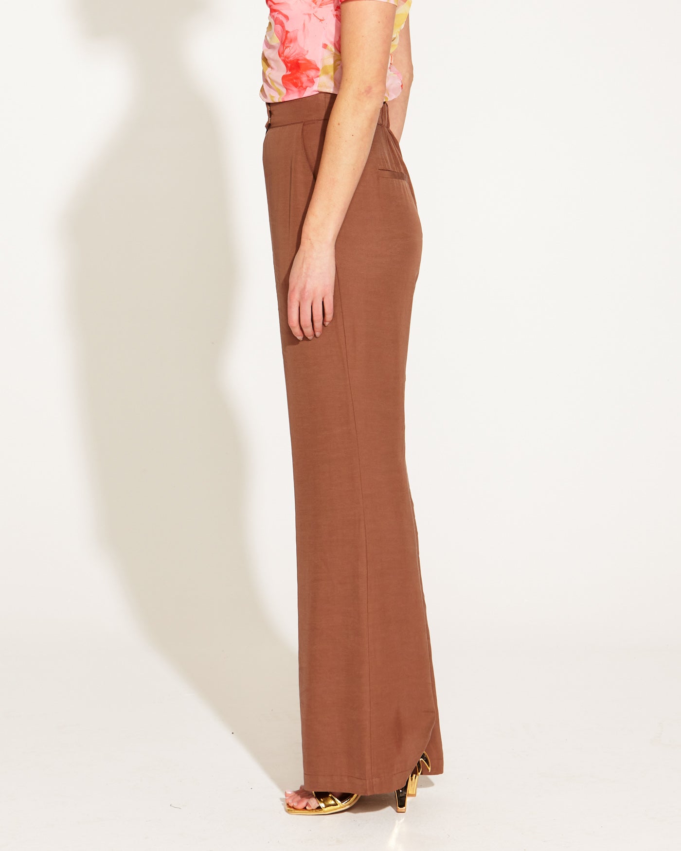 Fate + Becker One and Only Flared Pants - Mocha