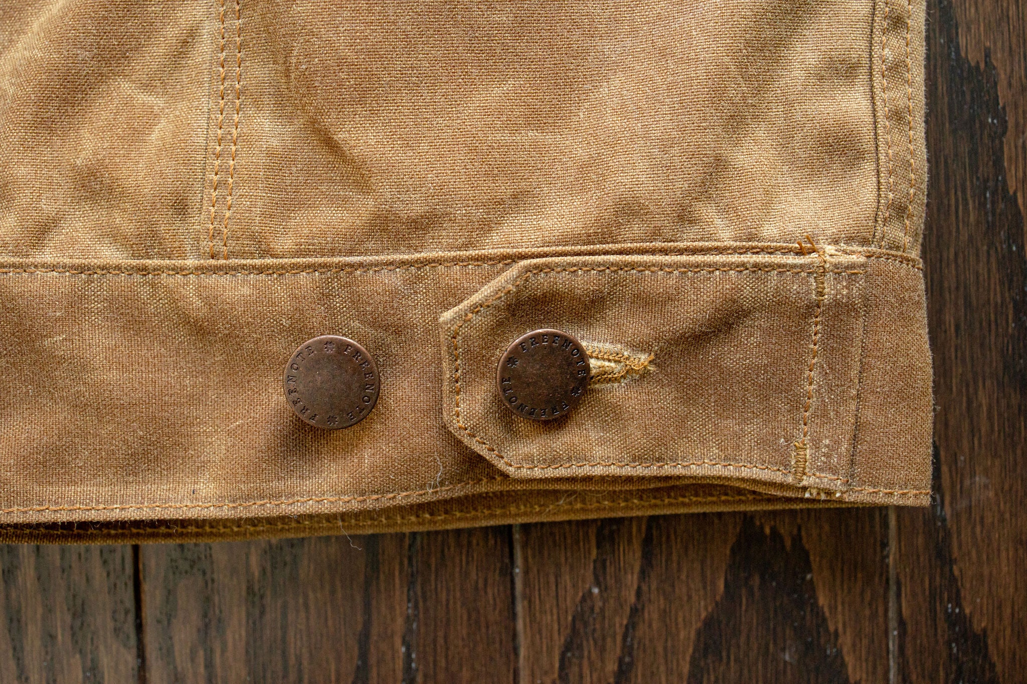 Freenote Cloth Riders Jacket Waxed Canvas- Rust