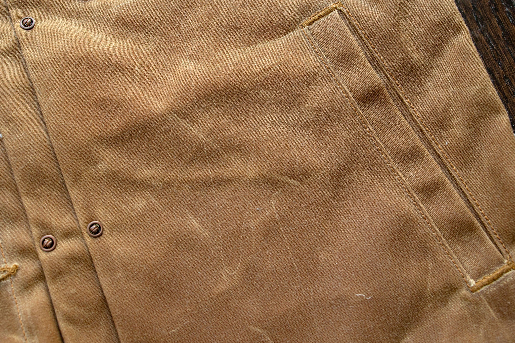 Freenote Cloth Riders Jacket Waxed Canvas- Rust