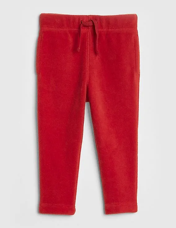 GAP Boys Red Pull-On Pants in Fleece