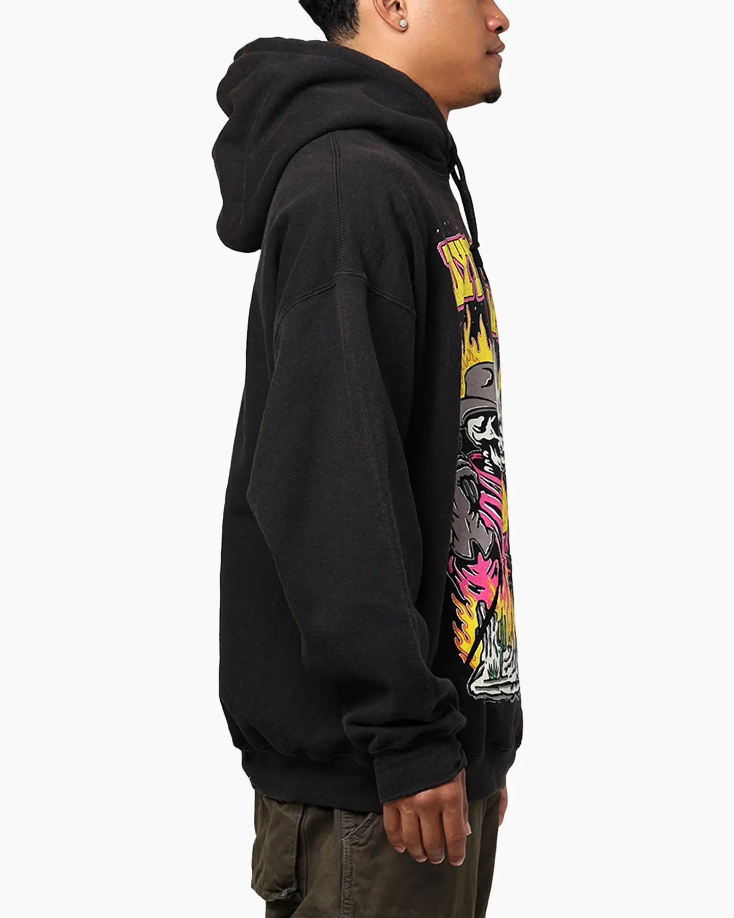 Goat Crew Dying Out West Hoodie Black Wash