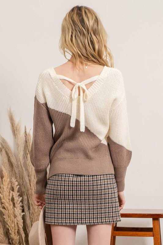 Half and Half Sweater