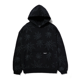 HUF Plantlife Fleece Hoodie Black