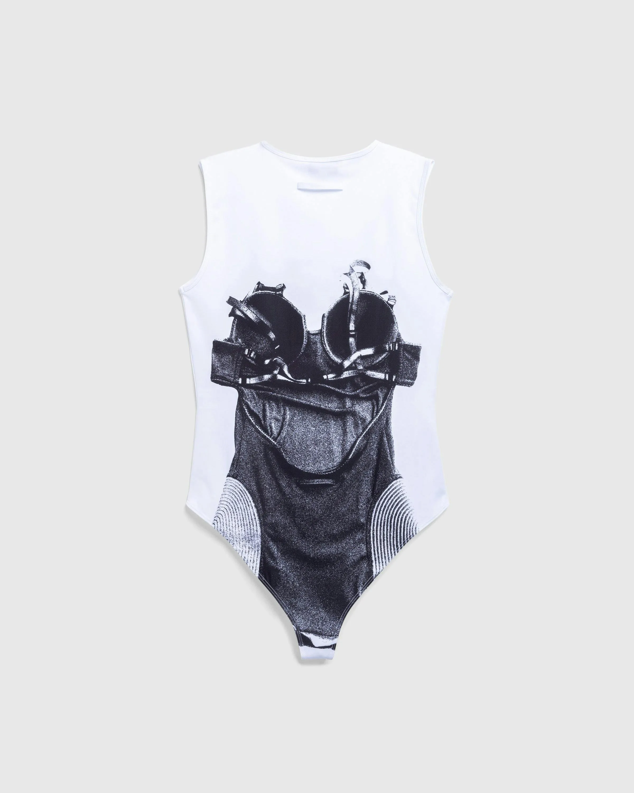 Jean Paul Gaultier – Jersey Body Printed Madonna Corset Trompe L'Œil White/Black | Highsnobiety Shop