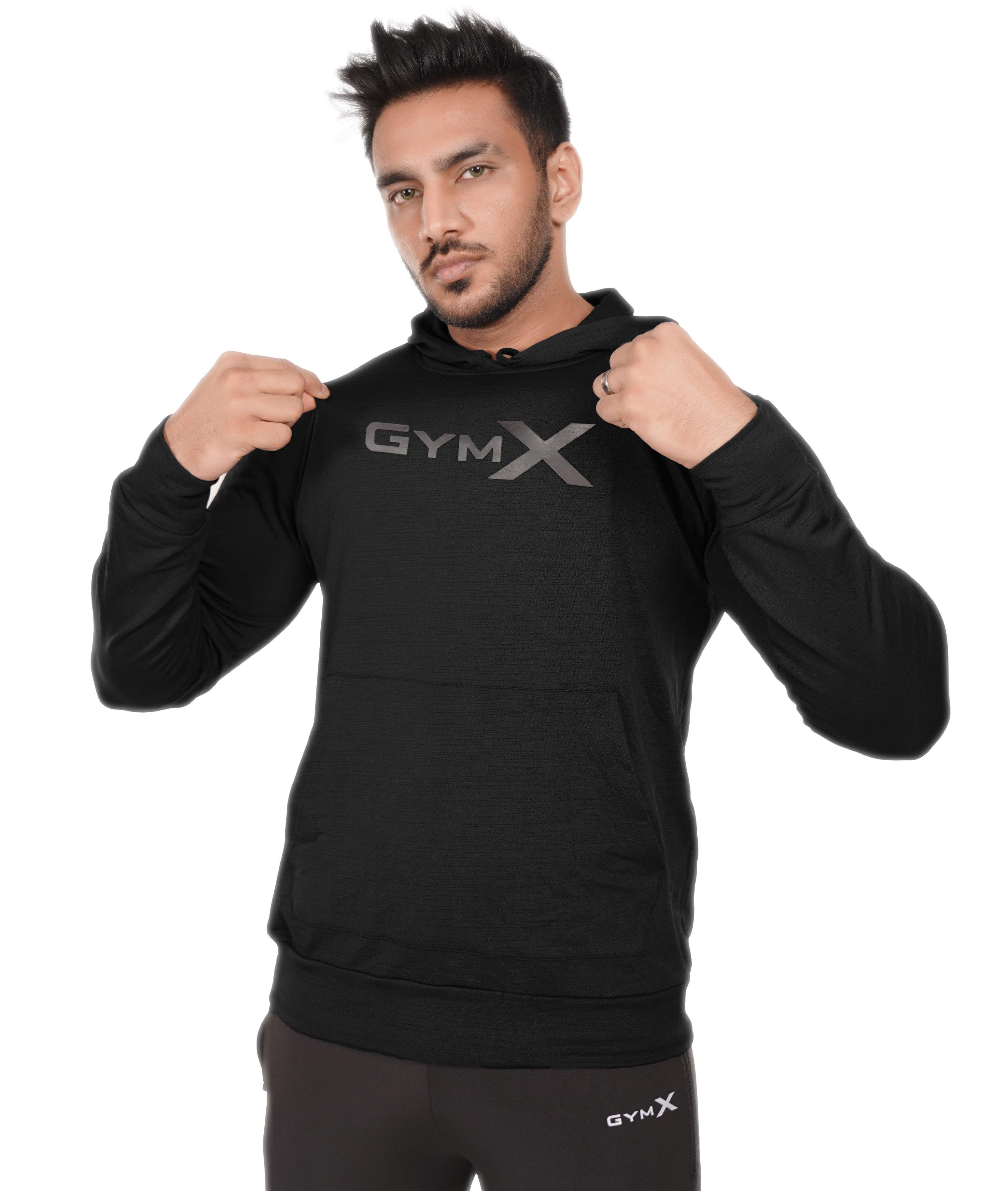 Jet Black GymX Bold Pullover - Sale