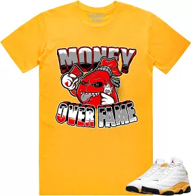 Jordan 13 University Gold 13s Shirt to Match - RED MOF