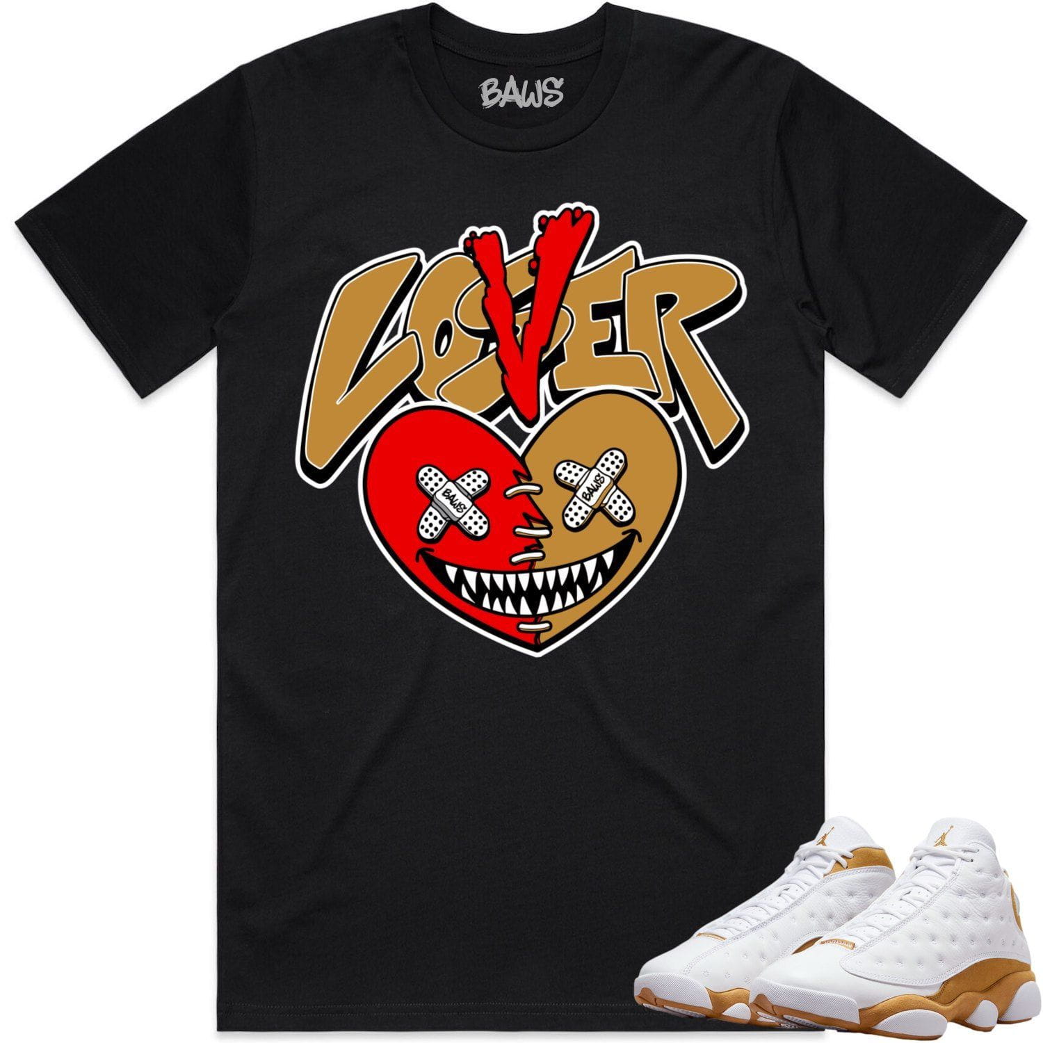 Jordan 13 Wheat 13s Shirt to Match - WHEAT LOVER LOSER BAWS