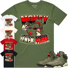 Jordan 6 Cactus Jack 6s Shirt to Match - OLIVE MOF