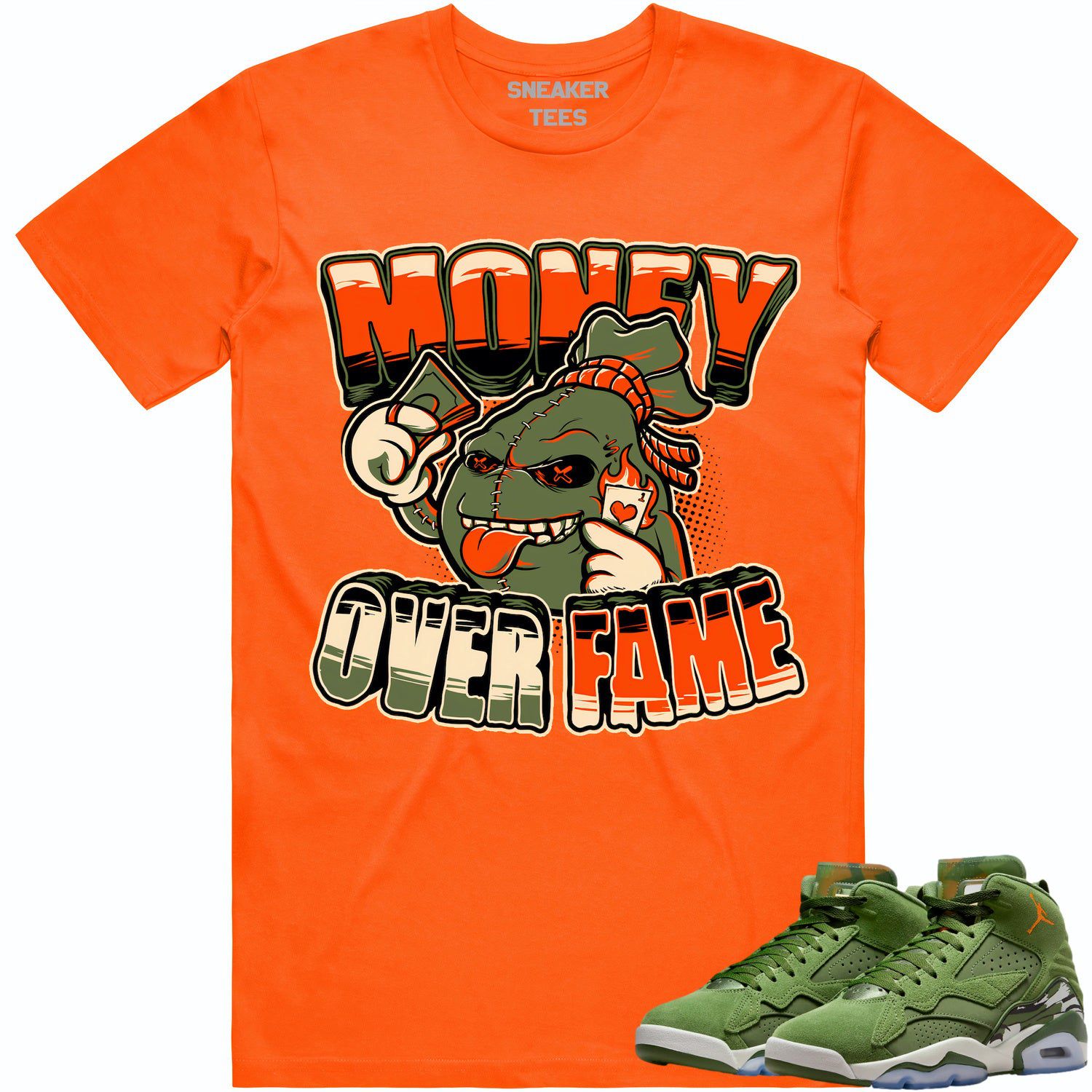 Jordan MVP 678 Sky J Olive Shirt to Match - CELADON MOF