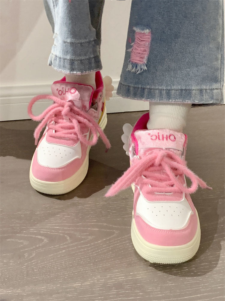 kawaii Angel Wings Sneakers Shoes - Kimi