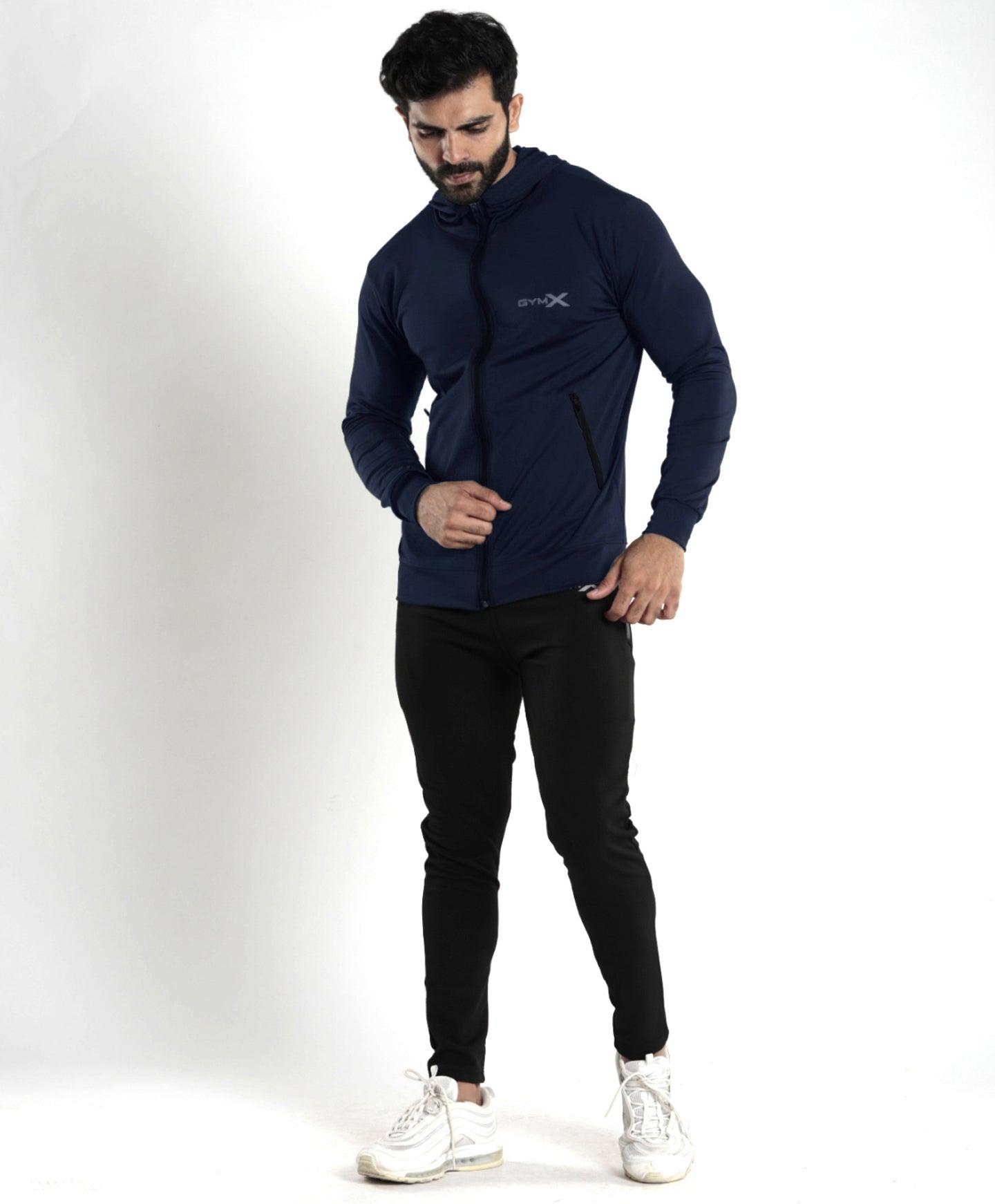 Lancer Muscle Fit Hoodie- Splendid Blue- Sale