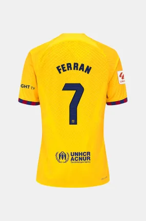 LFP FC Barcelona fourth shirt 23/24 Player’s Edition  - FERRAN