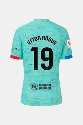 LFP FC Barcelona third shirt 23/24 Player’s Edition  - VITOR ROQUE