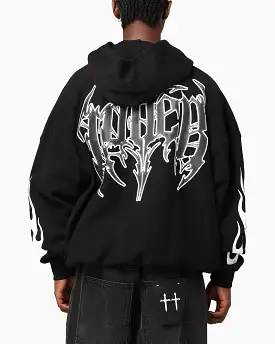 Loiter Metal Hoodie Black