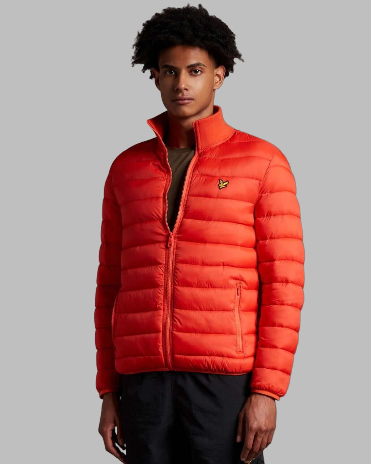 Lyle and Scott PACKABLE PUFFA JACKET Burnt Orange