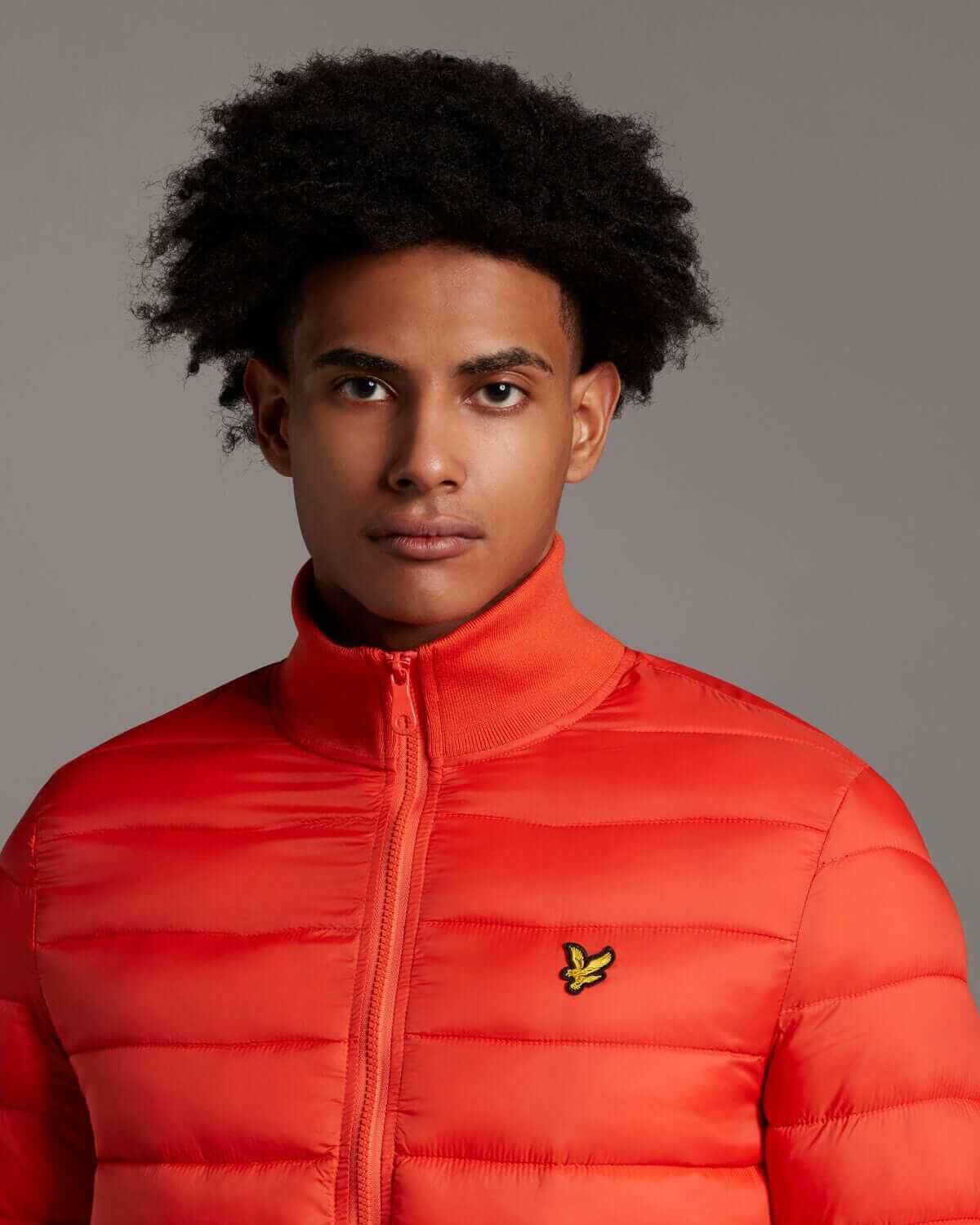 Lyle and Scott PACKABLE PUFFA JACKET Burnt Orange