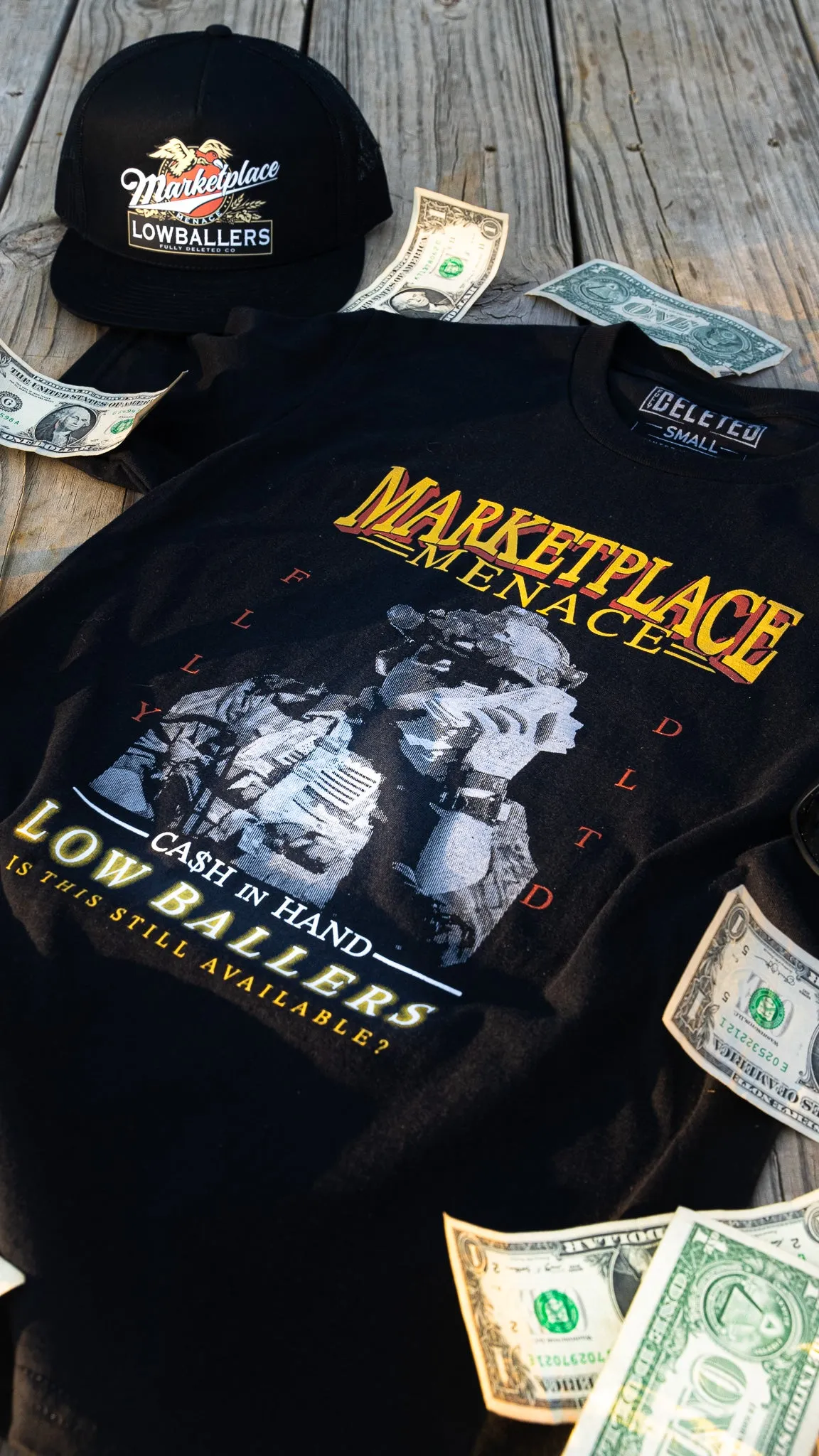 MARKETPLACE MENACE : LOWBALLERS : PREMIUM T-SHIRT