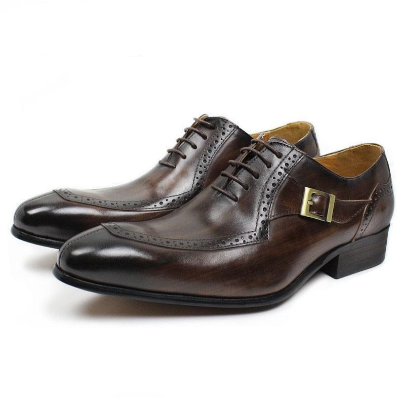 Men  Dress Shoes -  Bocelli Luxury Leather Shoes