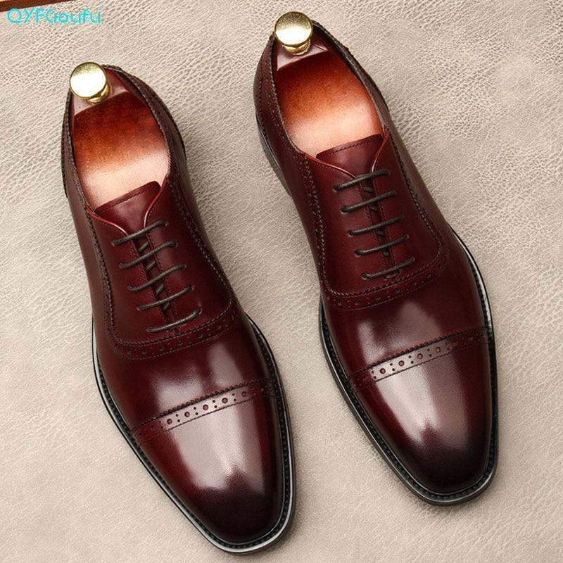 Men  Dress Shoes -  Russo Luxurious Oxford Shoes