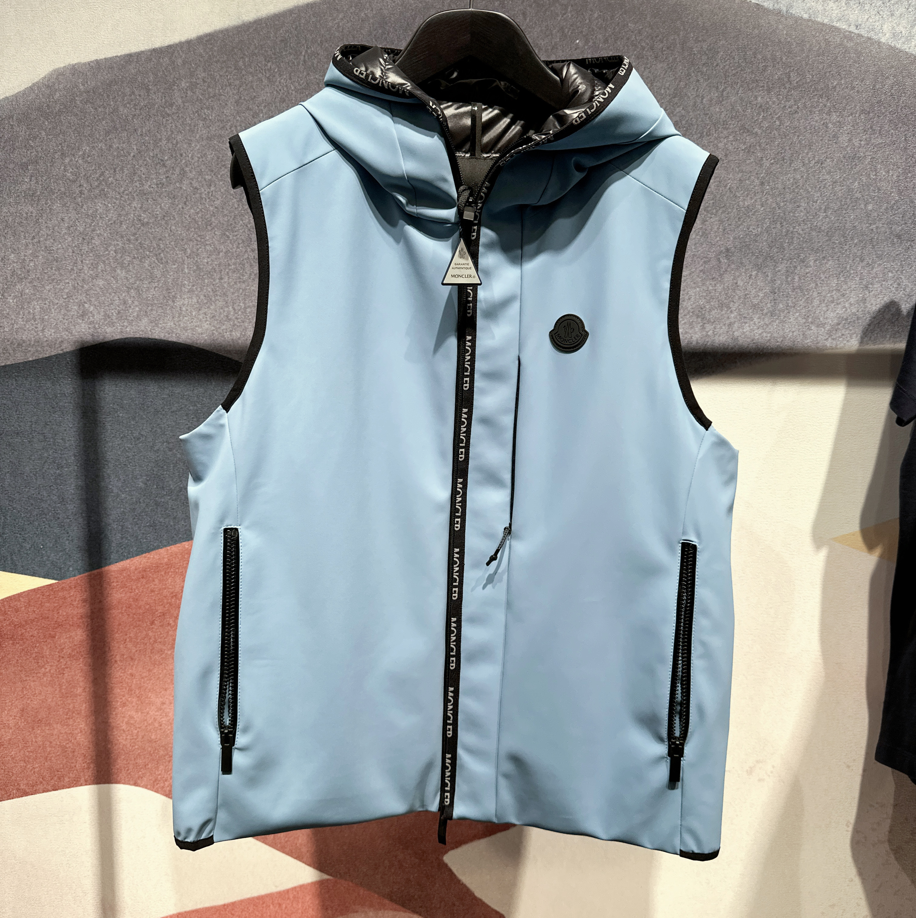 MONCLER  |Allier Down Gilet soft shell léger