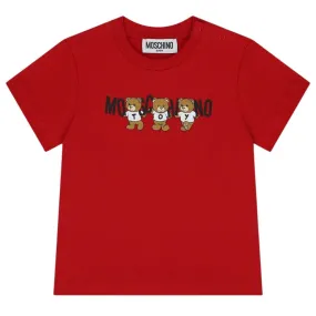 Moschino T-Shirt Teddy Red