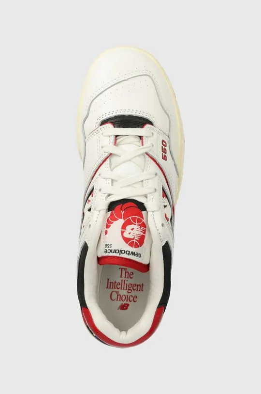 New Balance leather sneakers 550 white color BB550VGA