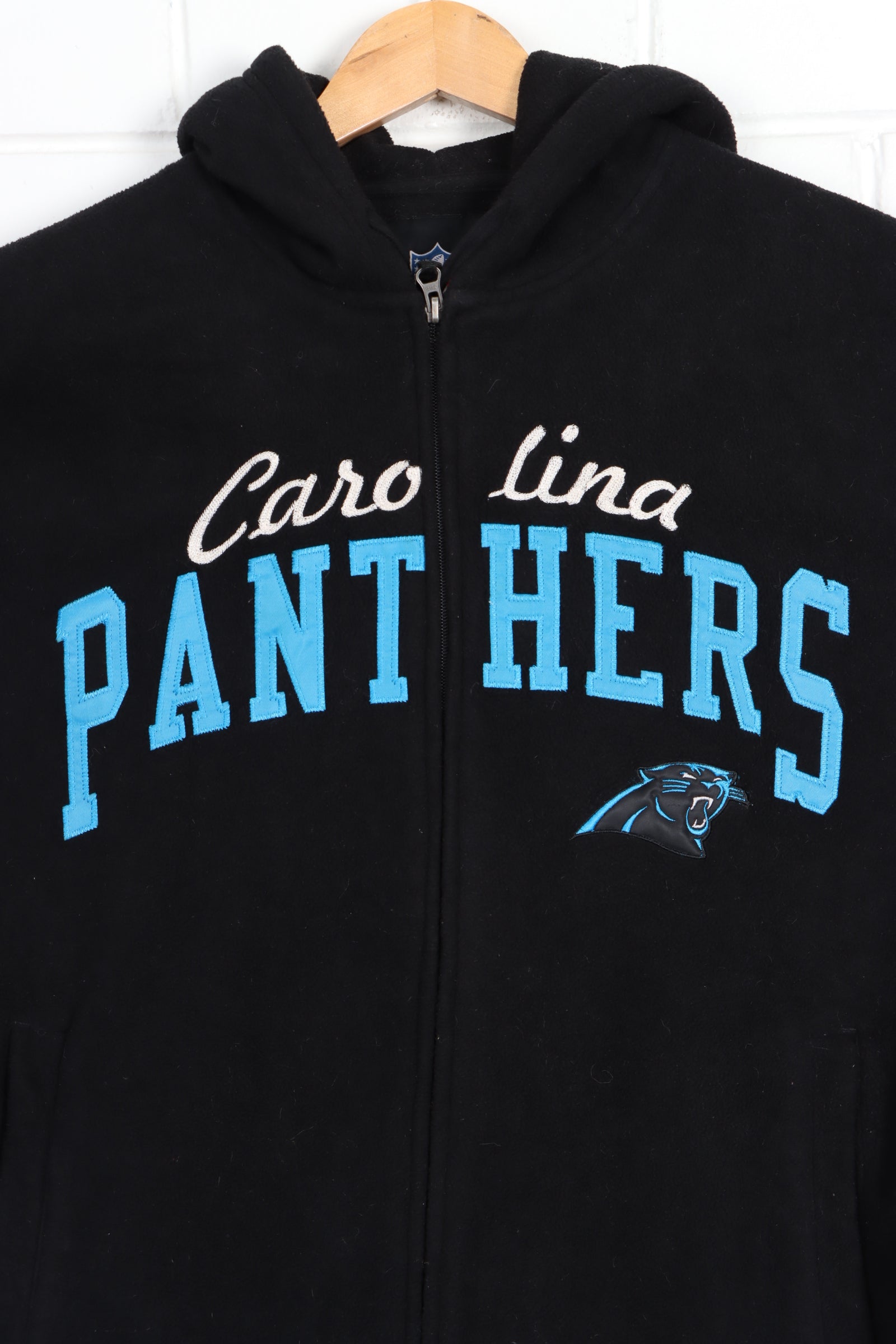 NFL Carolina Panthers Fleece Zip Up Jacket (XL)