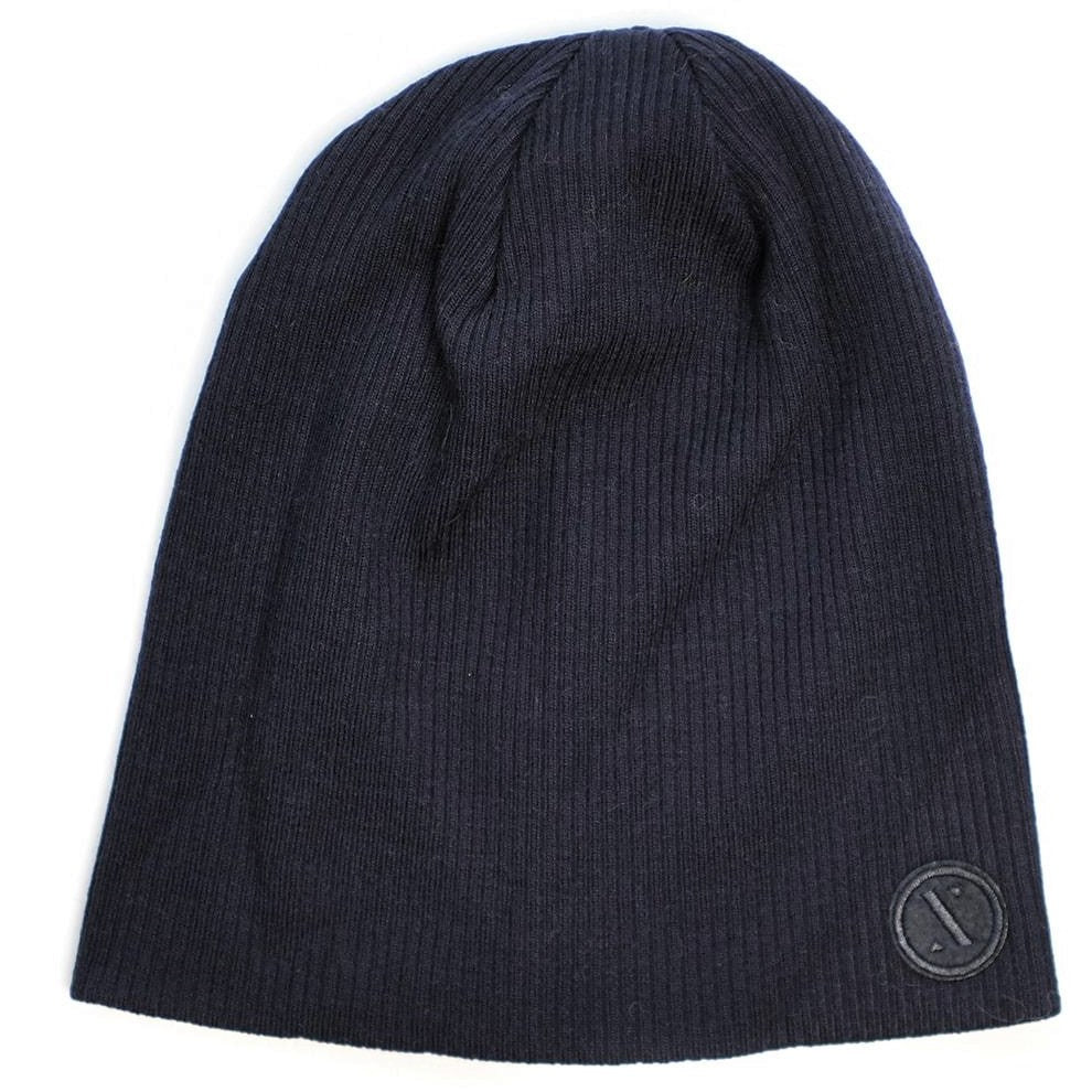 Nicsessories Navy Logo Sweater Beanie