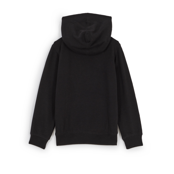 NIKE JUNIOR SWOOSH PULLOVER BLACK HOODIE