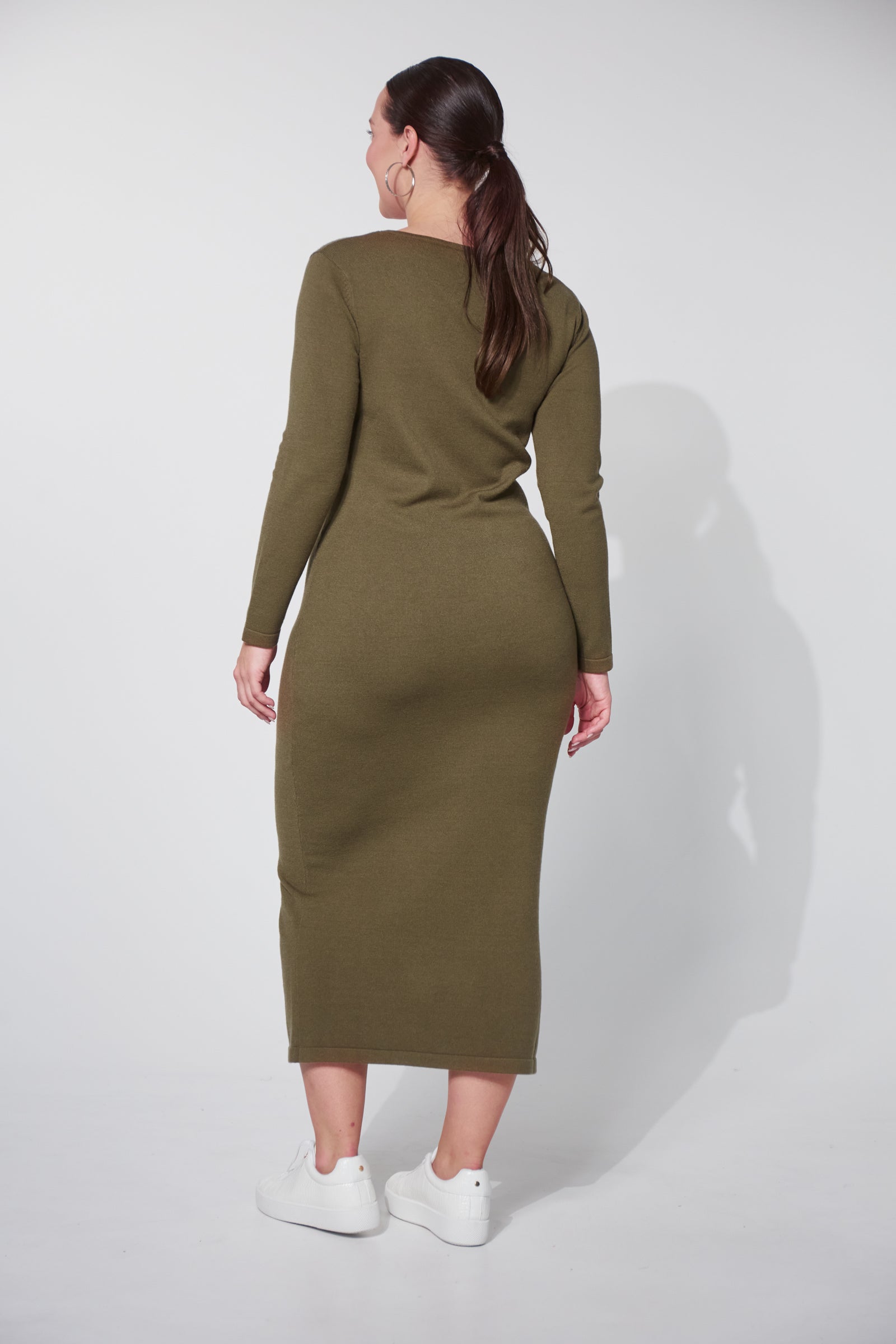 Nikolai Knit Dress - Fern Green